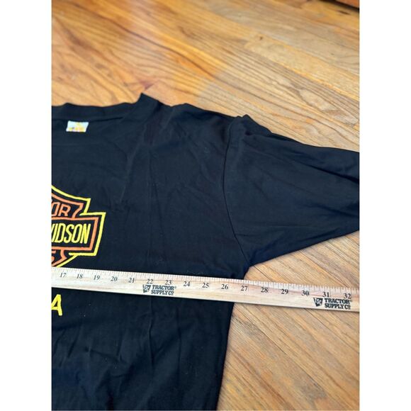 Vintage Island Tees Harley Davidson Jamaica Embroidered Graphic Tee Size XXXL - Picture 8 of 8